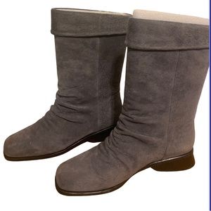 New Gray Boots